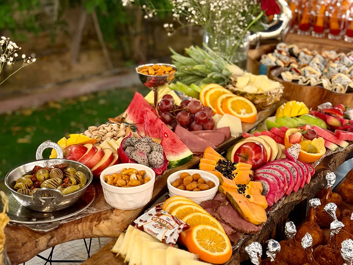 cheeseboard setup
